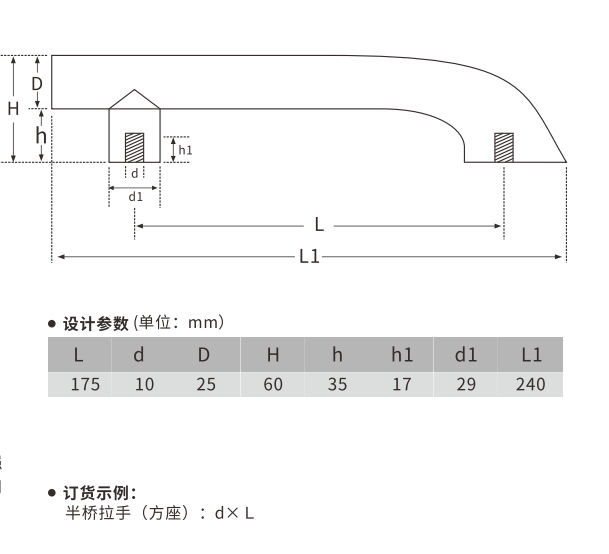 歐拓生產烤爐拉手、發(fā)酵箱拉手、冷柜拉手